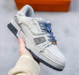 2024 Tryck designer skor sneaker casual skor för män skor skumtränare utomhus skor tränare sko plattform skor kalvskinn läder abloh överlagrar z2