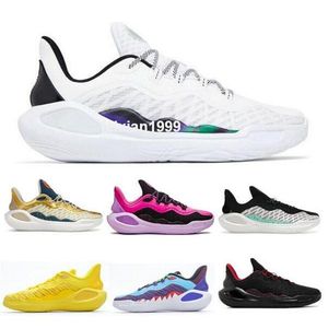 Designer Basketballschuhe Curry11 zukünftige Flow 11 Champions Denkweise Mädchen Dad Dub Nation Domaine Pink 2024 Weiße Trainer Sneakers Größe 7 - 12