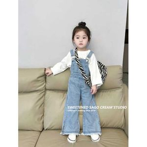 Overalls Girls Jumpsuit Baby Girls Jumpsuit Girls Clothes Girls Pants Girls Jeans D240515