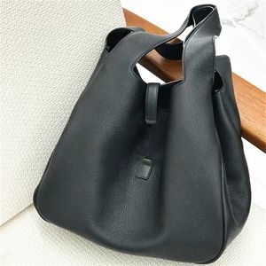 Черная дизайнерская сумка высокий качество ковша сумка кожаная сумочка сумочка большая емкость женщин мужски для перекрестного плеча на плечо