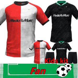 2024 2025 Feyenoords Soccer Jerseys Voetbal Kids Kit 24 25 Home Away Fan player Versão Gimenez Kokcu Timber Danilo Dilrosun Hancko Futebol camisa de futebol