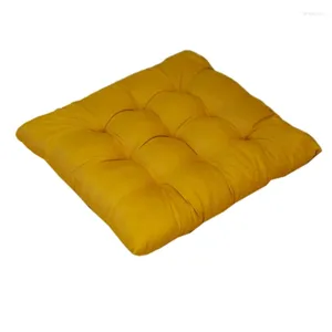 枕lx9c 45cm丸い正方形のシートのための固体色の厚い椅子パッドタータミの床