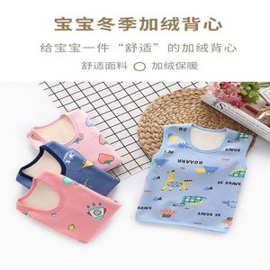 Weste heiß verkauft Kinder warme Weste Baby Pullover plus samt dicke Weste Baby warmes oberes oberer Herbst und Winter Kleidung Vestl2405