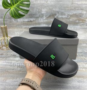 Mode Paris Sliders Mens Mens Womens Summer Sandals Beach Slippers Ladies Black Scuffs Home Slides Flat Chaussures Shoes Indoor Offic7060587