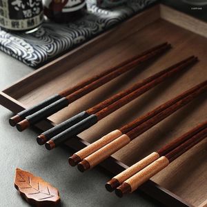 Chopsticks Solid Wood Japanese Kitchen Accessories Hushåll Restaurang El Cooking Store Sushi Söt