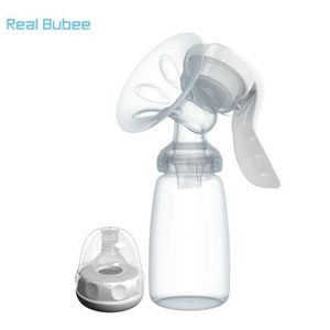 Breastpumps Real Bubee Manual Breast Pump Suction Large Pregnant Women Product Milking Equipment Pulling Lactic Acid Sucker Q240514