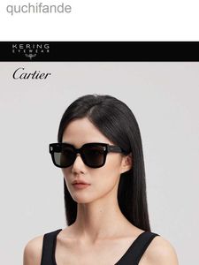 빈티지 Catier Sunglass for Women 남자 남성 최고 수준 디자이너 선 유리 유리 검은 프레임 패션 박스 보드 선글라스 블랙 슈퍼 CT0357SA