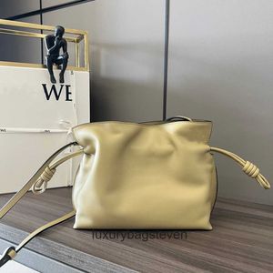 Loeiwe High End Designer Flamencos 가방 여성 고급 여성 가방 New Cowhide Bag 싱글 어깨 크로스 바디 기하학적 가방 원래 1 : 1 진짜 로고와 상자