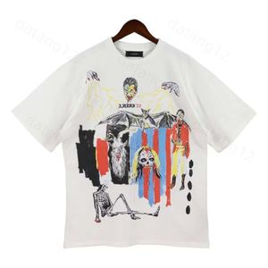 Rhude Mens T Shirt Tasarımcı T Shirt Rhude Tişört Avrupa Amerika Rhude Gömlek Tasarımcı Marka Giyim Yuvarlak Boyun Yüksek Kalite Kısa Kollu ABD Boyutu S-XXL 385