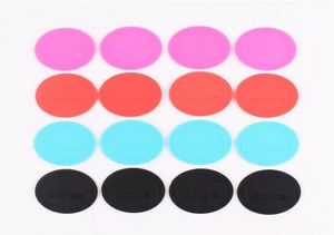 DHL Multicolor Selfadhesive Sticker Nonslip Mat Silicone Rubber Bottoms för 15oz 20oz eller 30oz sublimering Skinny Tumbler Cooler 7091326