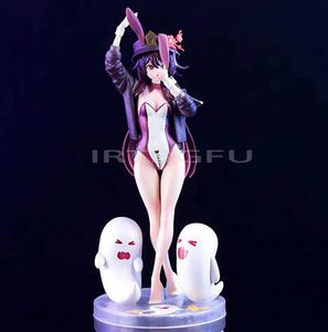 Figury zabawek akcji 24-27 cm Genshin Impact Hu Tao Bunny Figurine Anime Girl Pvc Pvc Charaktery Toy Genshin Impact Game Statue Series Model Doll Y240515