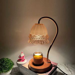 Lâmpadas de mesa AROMATERATHEAPIONETIVA Lâmpada de cera INS Fragrância Expandindo Lâmpada de mesa Lâmpada sem fumaça Regulando a lâmpada noturna retro americana