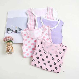 Vest Girls Tanktop Womens Treasure Pure Baumwollanhänger Sommer Baby Korean Edition Baby weiche Baumwollgröße 100-150L2405