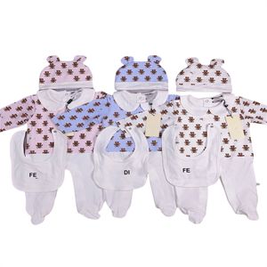 Designer Brands Baby Birth Jumpsuit Spring/Summer Lightweight Designer Baby Suit Alphabet Suit Högkvalitativ Jumpsuit Barndräkt Baby Jumpsuit A3