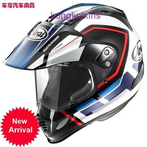 Regy Japan Arai Cross3 V4 Motorcycle Racing Equipment Four Seasons Mens Off Road Rally Detour Detour Detour Blue S