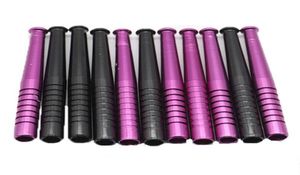 Karışık Renkler Taşınabilir Metal Snuff Straw Sniffer Smorter Nazal Tüp Wee Düz Tip Snuffer Sigara Boru Aksesuarları 9351608