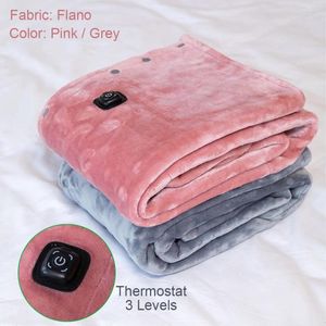 Blankets 140x80CM Size Covered Electric Blanket USB Type-C Charge 5V Carpet For Shawl Flano Fabric Fast Temperature Rise