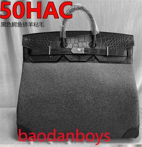 Дизайнерская сумка HAC 40 50 см. Семейный стиль.
