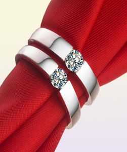 Anel de diamante anéis de diamante para homens e mulheres 25 pontos 50 pontos anel de diamante anel de casamento 4523260