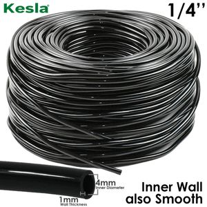 KESLA 5-100m Garden Watering Hose 4/7mm PVC Micro Irrigation Pipe Drip Irrigation Tubing Sprinkler 1/4 Lawn Balcony Greenhouse 240510