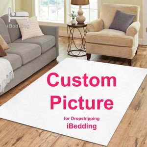Tappeto con tappeto personalizzato tappeti rettangolo stampato per tappeti da yoga adulti soggiorno goccia decorativa 240510