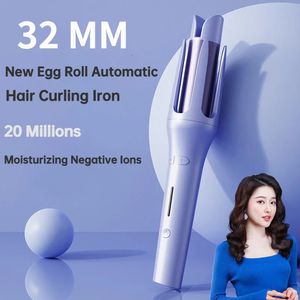 Automatic Hair Curler Stick Negative Iron Electric Ceramic Fast Heating Rotating Magic Curling Hairdressing Tool 240515