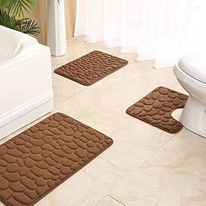Tapetes de banheiro tapetes de banheiro absorvente ultra machucma de espuma tapete de espuma não deslizante e máquina lavável para chuveiro