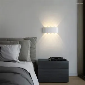 Lampa ścienna 2W 4W 6W 8W 10W 12W Prosty kreatywny sypialnia LED Garaż Schody Korytarza Korytarza Korytarza Domowe oświetlenie nocne