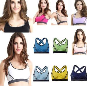 Mulheres populares acolchoadas Top atlético Gym Gym Sports Sport Bra Strelgod Cotton Algodão Sexy Sporty Vest Bras 2227312