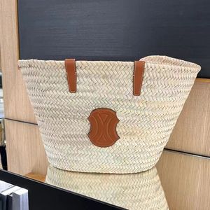 Триомфа корзина плетение соломенные дизайнерские сумки женский магазин Раффиас ковш