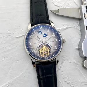 Iwcity męs zegarek menwatch duże zegarki Wysokiej jakości automatyczne mechaniczne uhren super świetliste data stróża skórzany pasek Montre Pilot Luxe Mfjr 2952