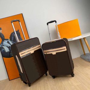 Horizon Suitcase Travel Bagage New Fashion Rolling Bagages Valise 4 Wheels med lösenordslås 20 och 24 tum 240115