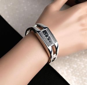 Wristwatches Ultrathin Fashion Watch 2021 Women Bangle Stainless Steel Bracelet Watches Top Band Luxury Wristwatch1645603