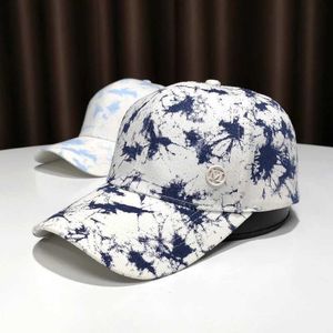 Caps de bola 2021 Novo boné de beisebol Ladies verão azul fino e branco anti-UV Chapé
