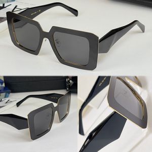 Летние блестящие черные солнцезащитные очки Pr93 The Party Sun Glasses Men Gold Logo Ladies Fashion Солнцезащитные очки