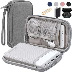 Duffel Väskor Travel Cable Bag Electronic Digital USB Power Bank Organizer Portable Oxford Storage Waterproof Case Holder Accessories