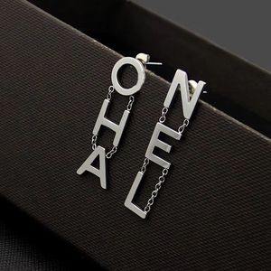 Elegantly Asymmetric Fashion Earrings Stainless Steel Brand Earrings for a Unique and Timeless Look Women Jewelry
