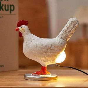 Table Lamps Decorative Night Lights Simulated Animal Funny Easter Home Decor Party Carnival Chicken Lamp Chick Night Light Ornaments