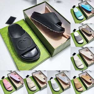 Projektanci Kapcie Slajd marka luksusowe kobiety damskie puste platforma sandały damskie z lnterlocking g slajd sandał piękny słoneczny pokój podłogi kapcie butów butów