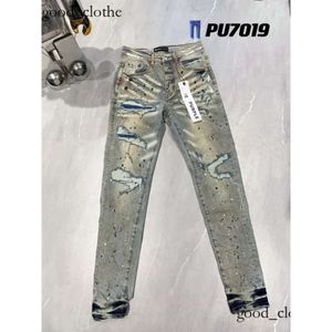 Purple Brand Jeans Designer Purple Jeans Mens jeans Denim Pant angustiado Motociche