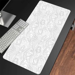 Mouse Pads Wrist Rests Large Mousepad Gamer Mousepads Keyboard Mat Desk Rug Black And White Pc HD Desk Mats Company Mouse Pad For Gift J240510