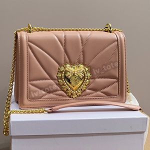 Large Quilted Napa Leather DEVOTION Crossbody Bag Designer High Quality Shoulder Bag Women's Luxury Handbag Logo purse