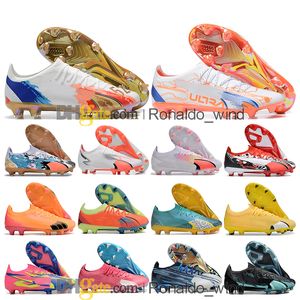 هدية حقيبة رجال أعلى قمم كرة القدم أحذية Ultra Ultimate FG Firm Ground Cleats Neymar Ultimate Icon Mg Soccer Shoes Limited Edition Outdoor Trainers Botas de Futbol