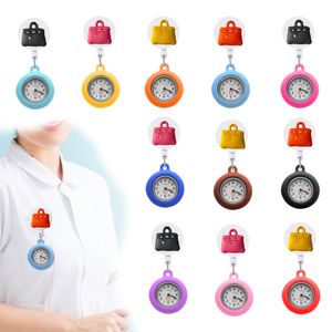 Pocket Watches Handbag Clip Medical Hang Clock Gift FOB For Nurses Watch Doctors Nurse on Drop Delivery OTTF9