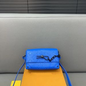 24SS maschile e femminile designer di lusso a tracolla a vapore Borsa a tracolla Borsa per borsetta da donna in borsetta originale Tessuto di fabbrica originale 18 cm