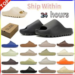 Slipper Schuhe Sandalen Designer Slides Trainer Slider Slider Herren Dhgate Modeschuh mit Box Knochen weißer Harz Sand Beach Männer Damen Sie 2024 Nachrichten