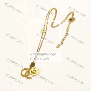 Ожерелье Chanells Designer Designer Designers Дизайнеры канала ювелирных украшений Золотая цепочка для женщин для женщин