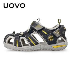 サンダル2022 Uovo New Boys Sandals Little Boys Beach Sandals Big Girls Summer Shoes Size 2-13 D240515