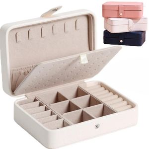 Jewelry Pouches Korean Version Simple Ins Style Portable Storage Box 2024 High-end Exquisite Large Capacity Travel Bag