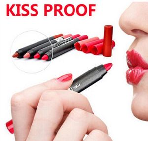 2016 Ny makeup mn nonstick cup inte blekna crayonstyle läpppenna kyssproof batom mjuk läppstift Durable Kiss Proof Waterproof7425793